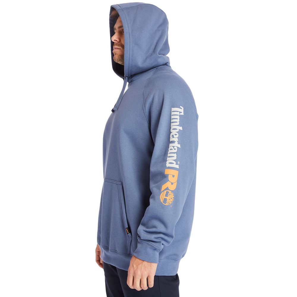 Sudadera Timberland Argentina Hombre - Pro® Big & Tall Hood Honcho Sport Hoodie - Azules - KNWDHG-78